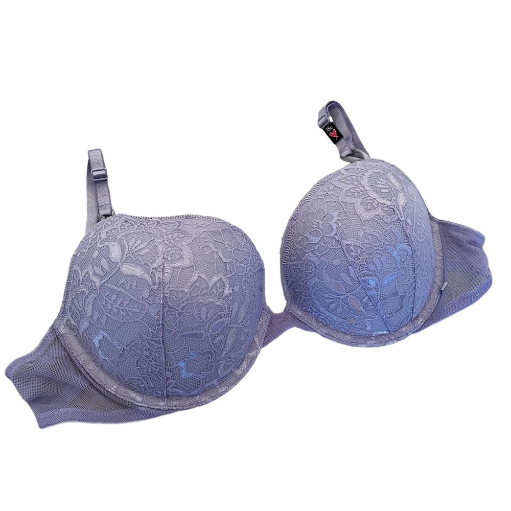 NWT Victoria’s Secret purple lacey push up bra size 38C